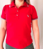 Camisa Gola Polo Bordado Pássaro