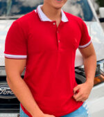 Camisa Gola Polo Bordada Peito