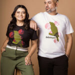 Camiseta  em Fio.30 Penteado